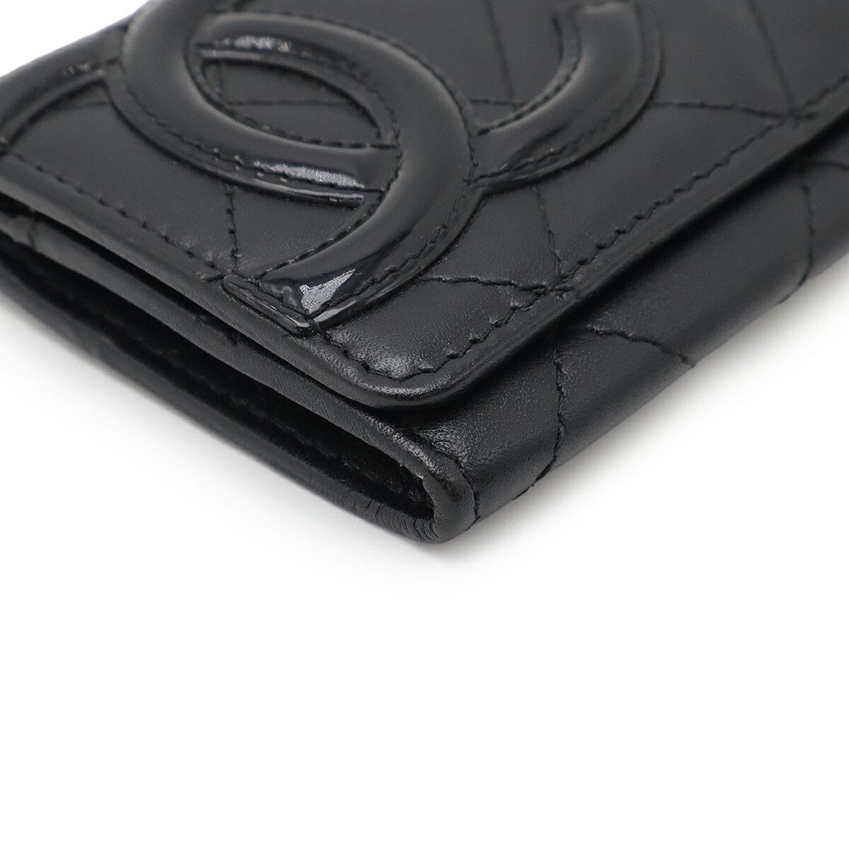 Chanel Chanel Chanel Cambon Line Calfskin Card Case Leather Card Case A50081 DUTY FREE for USA Size ONE SIZE - 3 Thumbnail