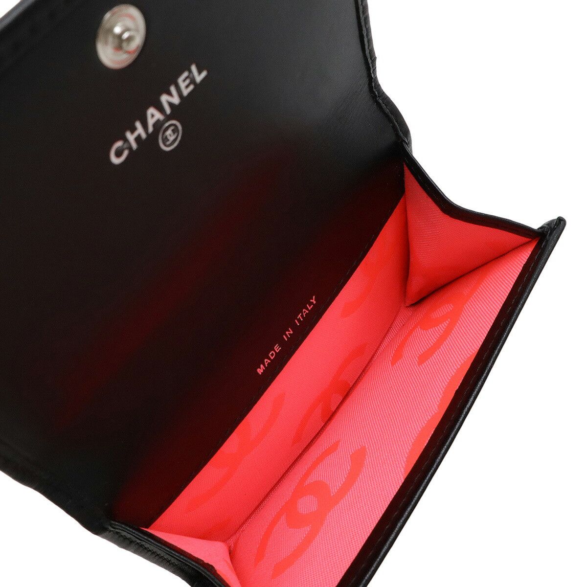 Chanel Chanel Chanel Cambon Line Calfskin Card Case Leather Card Case A50081 DUTY FREE for USA Size ONE SIZE - 4 Thumbnail