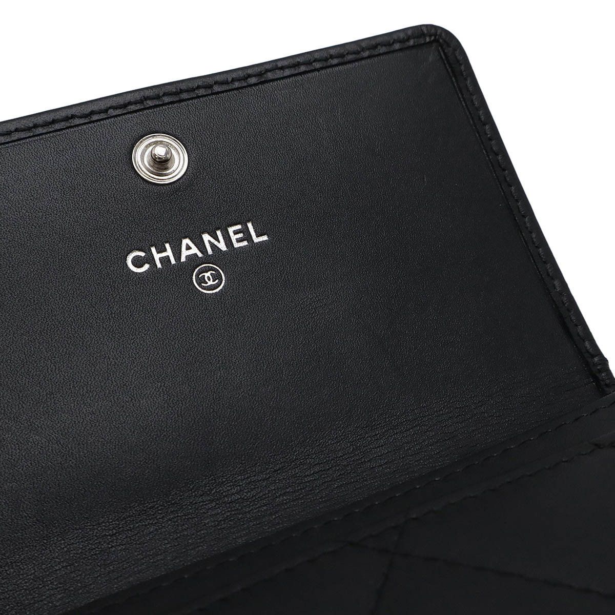 Chanel Chanel Chanel Cambon Line Calfskin Card Case Leather Card Case A50081 DUTY FREE for USA Size ONE SIZE - 6 Thumbnail