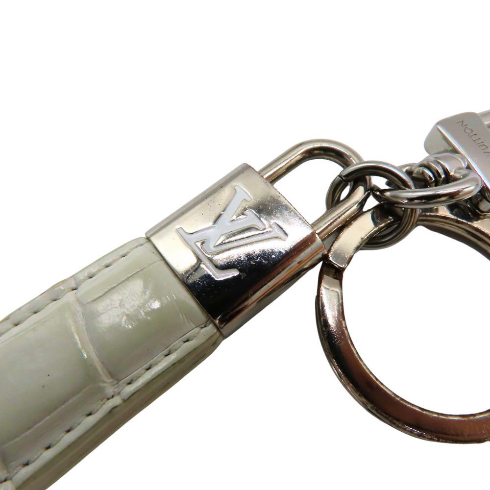 Louis Vuitton Louis Vuitton Louis Vuitton LV Padlock Dragonne Alligator Key Holder Leather Key Chain M01940 Size ONE SIZE - 4 Thumbnail