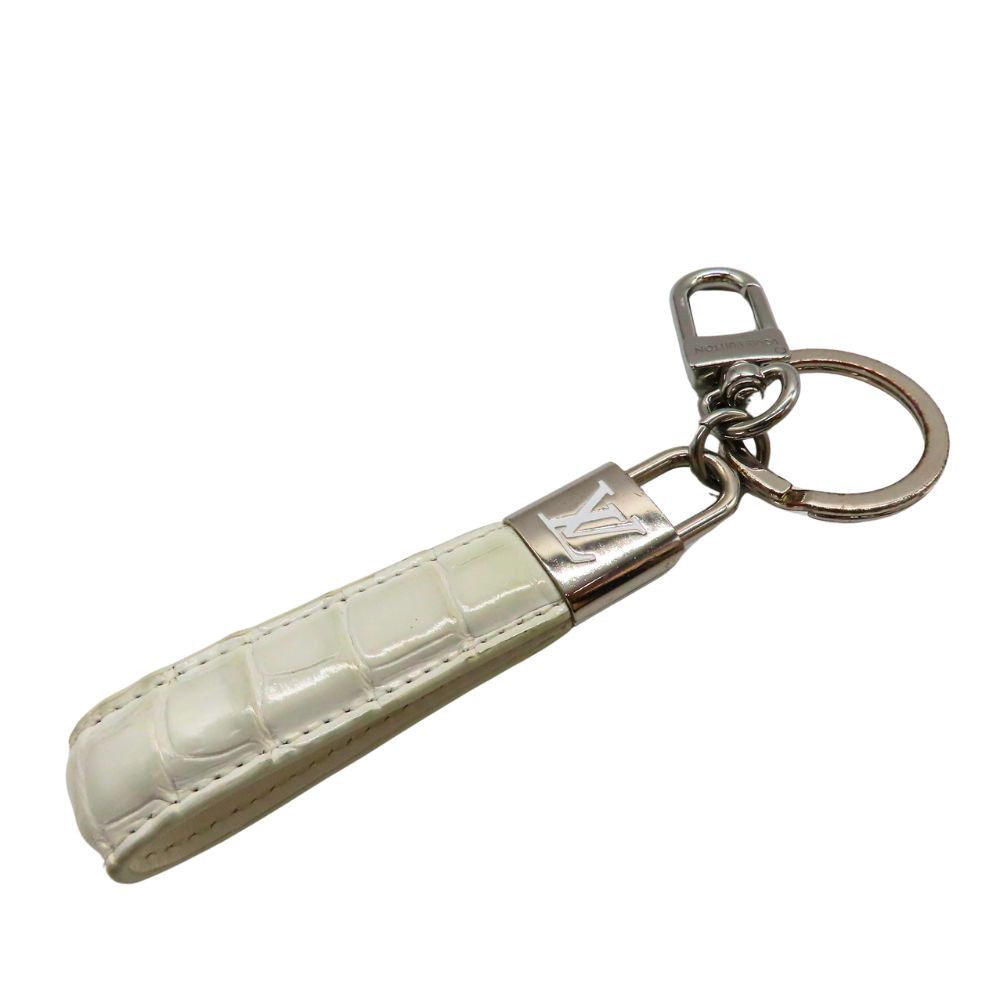 Louis Vuitton Louis Vuitton Louis Vuitton LV Padlock Dragonne Alligator Key Holder Leather Key Chain M01940 Size ONE SIZE - 3 Thumbnail