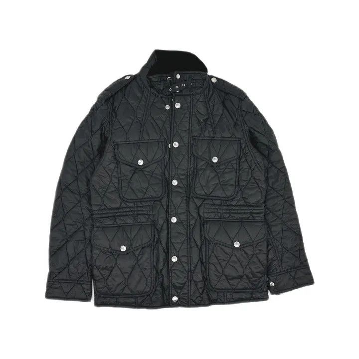 Burberry Burberry Quilted Black Cotton Jacket for Men Size US L / EU 52-54 / 3 - 2 Thumbnail