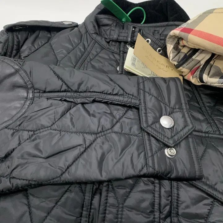Burberry Burberry Quilted Black Cotton Jacket for Men Size US L / EU 52-54 / 3 - 10 Thumbnail