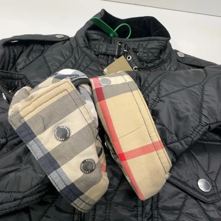 Burberry Burberry Quilted Black Cotton Jacket for Men Size US L / EU 52-54 / 3 - 9 Thumbnail