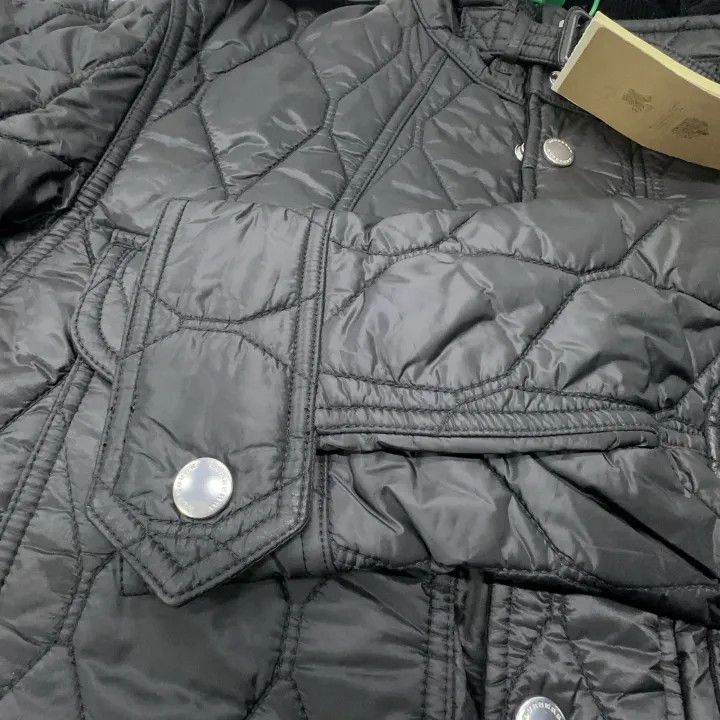 Burberry Burberry Quilted Black Cotton Jacket for Men Size US L / EU 52-54 / 3 - 8 Thumbnail