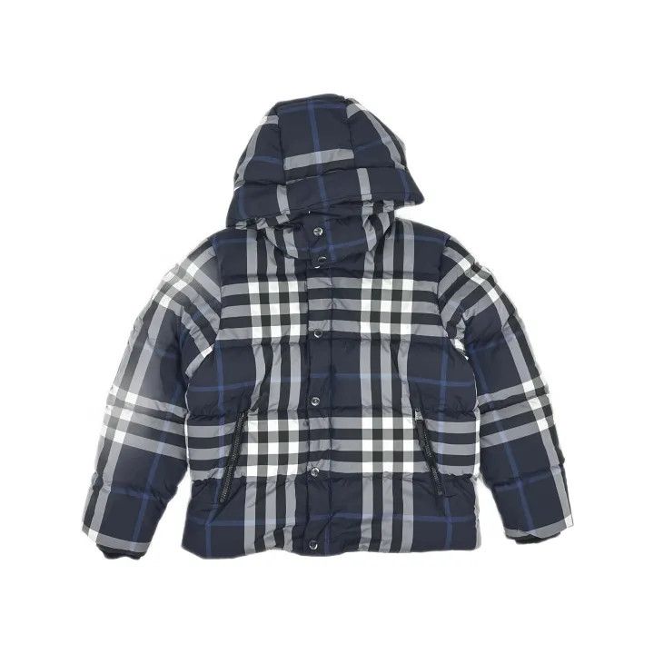 Burberry Burberry Night Check Hooded Down Jacket Size US S / EU 44-46 / 1 - 2 Thumbnail