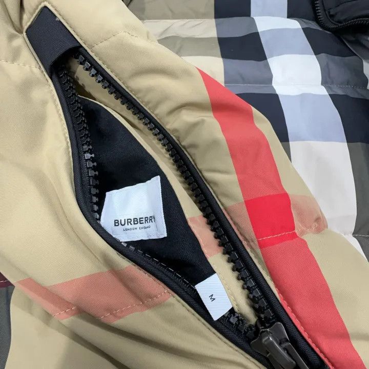Burberry Burberry FW22 Hooded Check Puffer Jacket Size US M / EU 48-50 / 2 - 5 Thumbnail