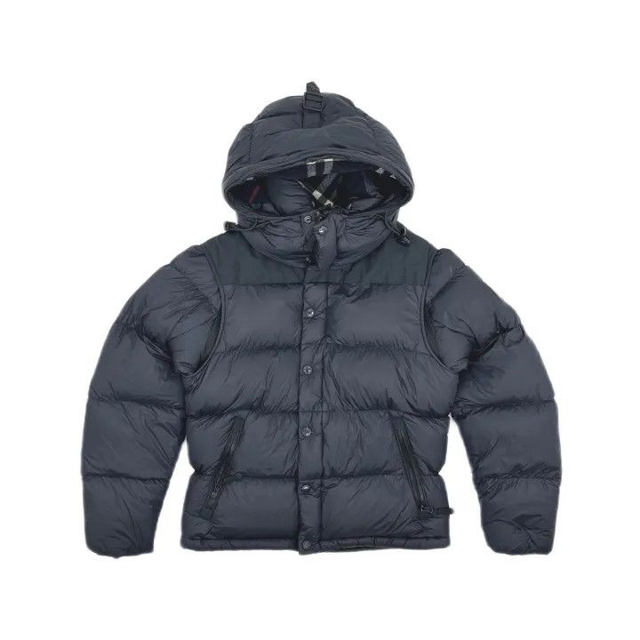 Burberry Burberry Navy Blue Puffer Jacket with Removable Sleeves Size US S / EU 44-46 / 1 - 2 Thumbnail