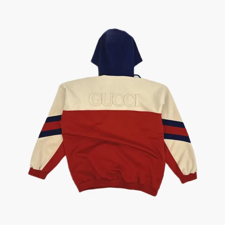 Gucci Gucci Color Block Half-Zip Sweatshirt for Men Size US L / EU 52-54 / 3 - 3 Thumbnail