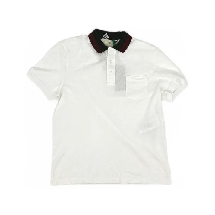 Gucci Gucci Striped Short Sleeve Polo Shirt Size US XL / EU 56 / 4 - 2 Thumbnail