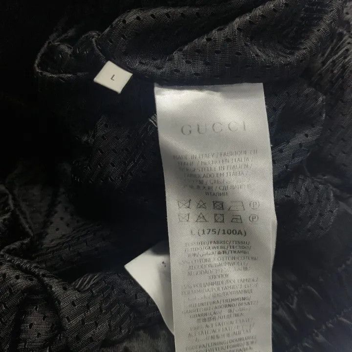 Gucci GUCCI Letter Print Zippered Casual Jacket for Men Size US L / EU 52-54 / 3 - 5 Thumbnail