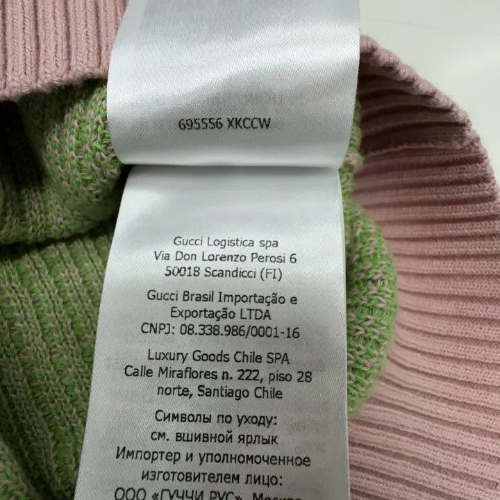 Gucci Gucci Pink V-Neck Knitted Vest for Men Size US S / EU 44-46 / 1 - 5 Thumbnail