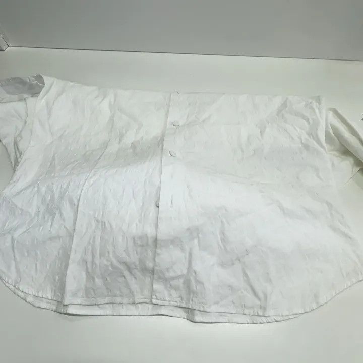 Gucci Gucci White Embroidered Logo Button-Up Shirt Size US XL / EU 56 / 4 - 11 Thumbnail