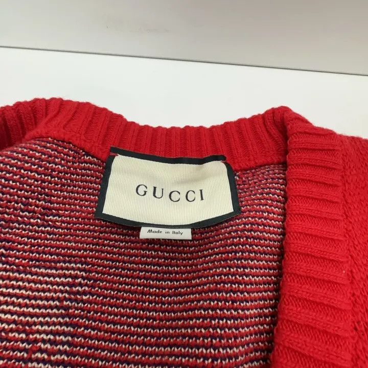 Gucci Gucci Animal Pattern Wool Knit Sweater Size US L / EU 52-54 / 3 - 4 Thumbnail