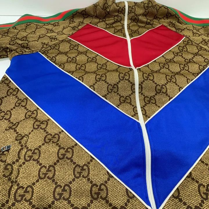 Gucci Gucci Brown Chevron Knit Jacket for Men Size US M / EU 48-50 / 2 - 8 Thumbnail