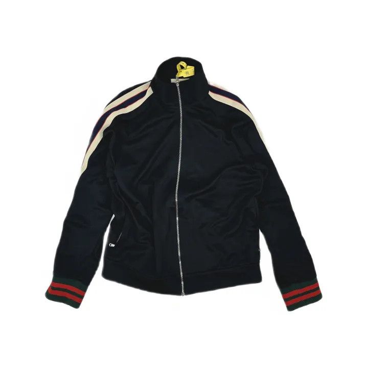 Gucci GUCCI Technical Jersey Track Jacket for Men Size US XL / EU 56 / 4 - 2 Thumbnail