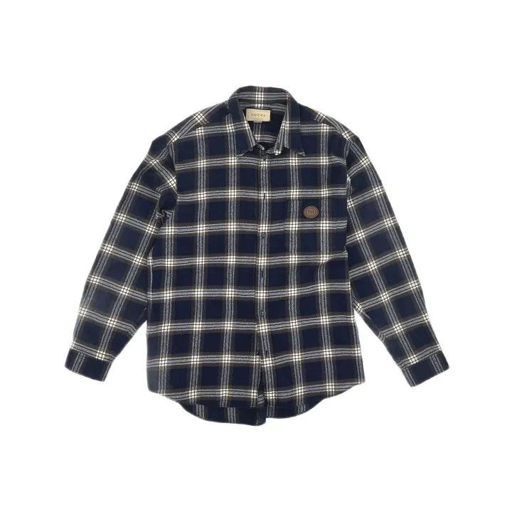 Gucci Gucci SS21 Plaid Button-Up Shirt Size US L / EU 52-54 / 3 - 2 Thumbnail