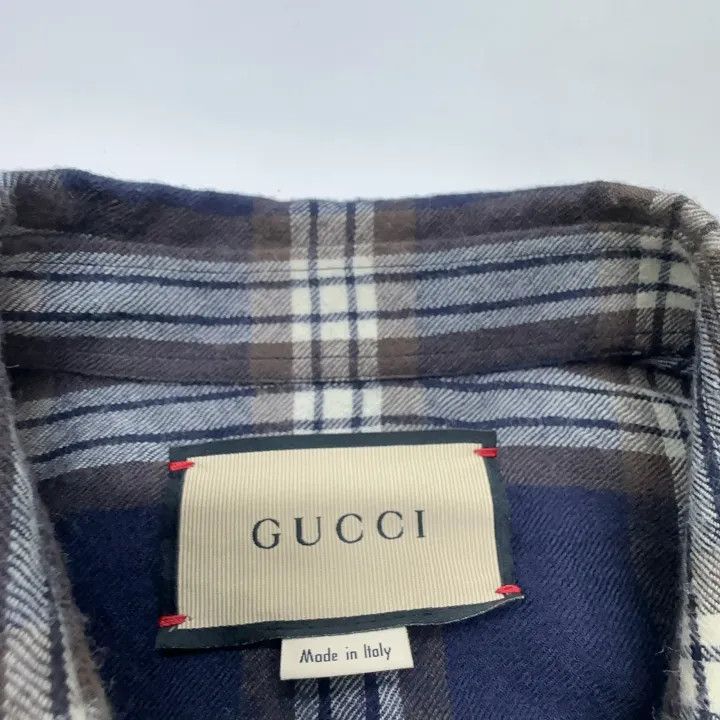 Gucci Gucci SS21 Plaid Button-Up Shirt Size US L / EU 52-54 / 3 - 5 Thumbnail