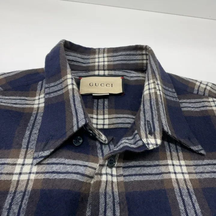 Gucci Gucci SS21 Plaid Button-Up Shirt Size US L / EU 52-54 / 3 - 6 Thumbnail