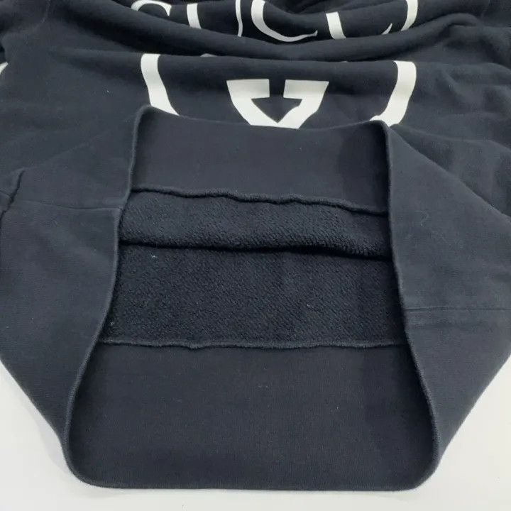 Gucci Gucci Black Logo Print Hoodie Size US S / EU 44-46 / 1 - 14 Thumbnail
