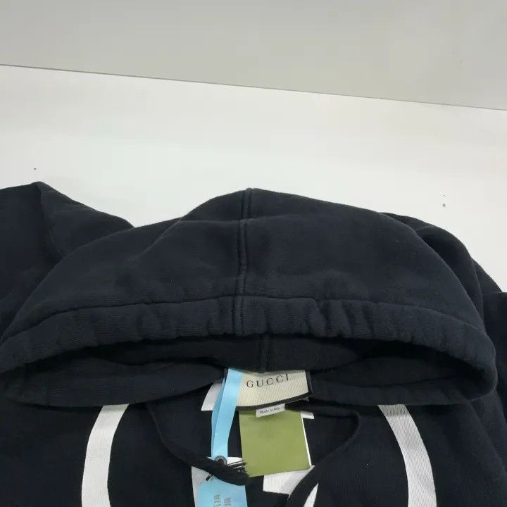 Gucci Gucci Black Logo Print Hoodie Size US S / EU 44-46 / 1 - 10 Thumbnail