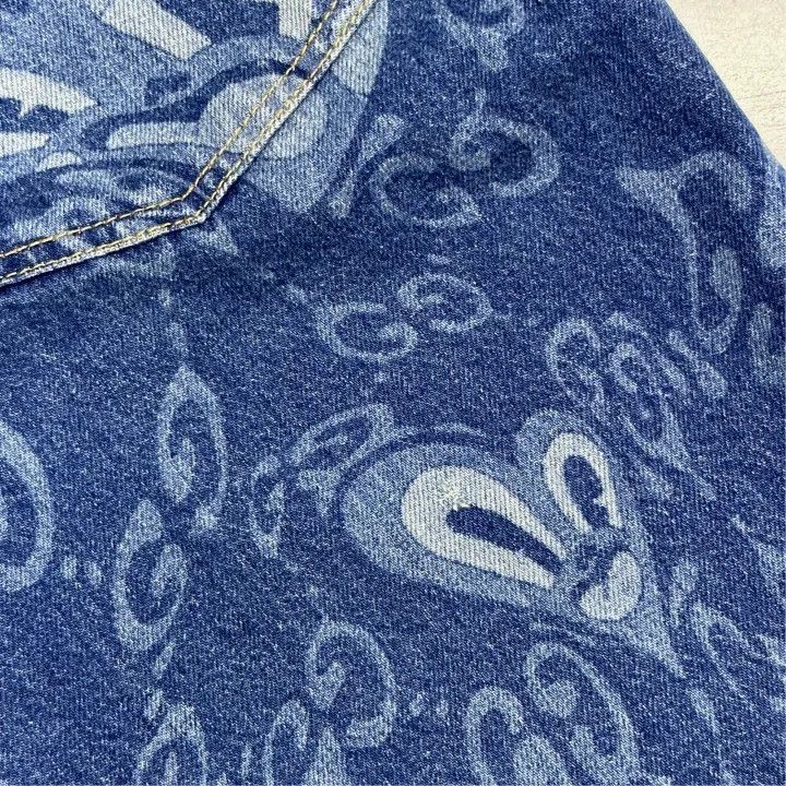Gucci Gucci Printed Denim Shorts for Men Size US 32 / EU 48 - 6 Thumbnail