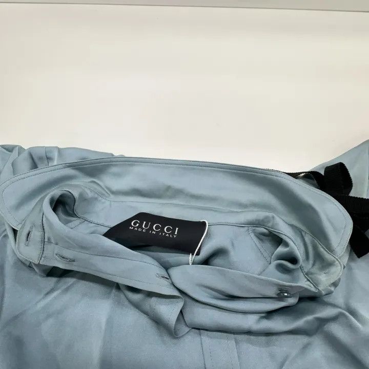 Gucci Gucci Casual Solid Color Long Sleeve Shirt Size US S / EU 44-46 / 1 - 7 Thumbnail
