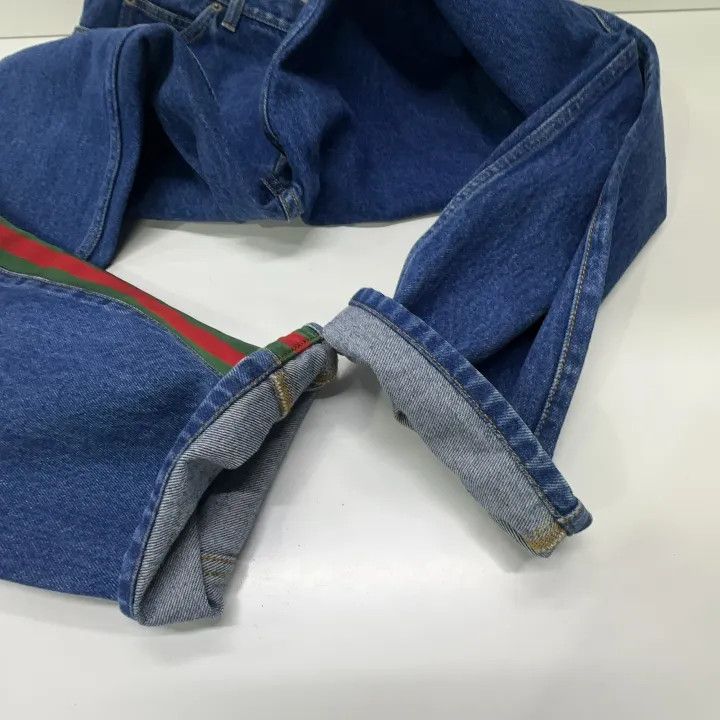 Gucci Gucci Striped Loose Fit Mid Rise Pants Size US 34 / EU 50 - 8 Thumbnail