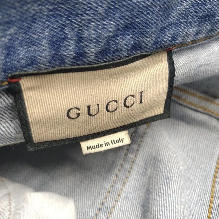 Gucci Gucci Blue Straight Cut Denim Pants for Men Size US 30 / EU 46 - 4 Thumbnail