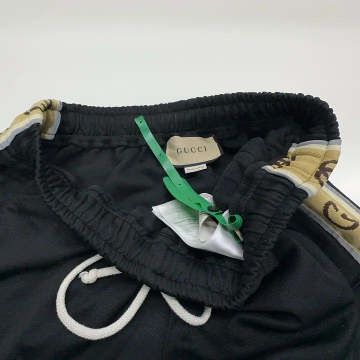 Gucci Gucci 1921 Series Black Logo Track Pants Size US 26 / EU 42 - 7 Thumbnail