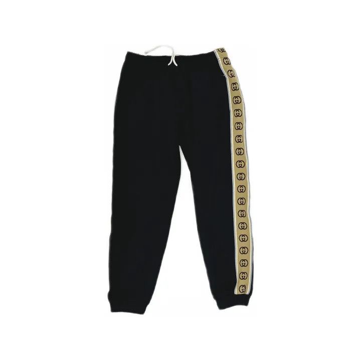 Gucci Gucci 1921 Series Black Logo Track Pants Size US 26 / EU 42 - 2 Thumbnail