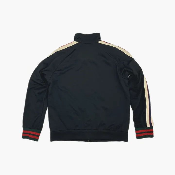 Gucci GUCCI Classic Black Technical Jersey Track Jacket Size US XL / EU 56 / 4 - 3 Thumbnail