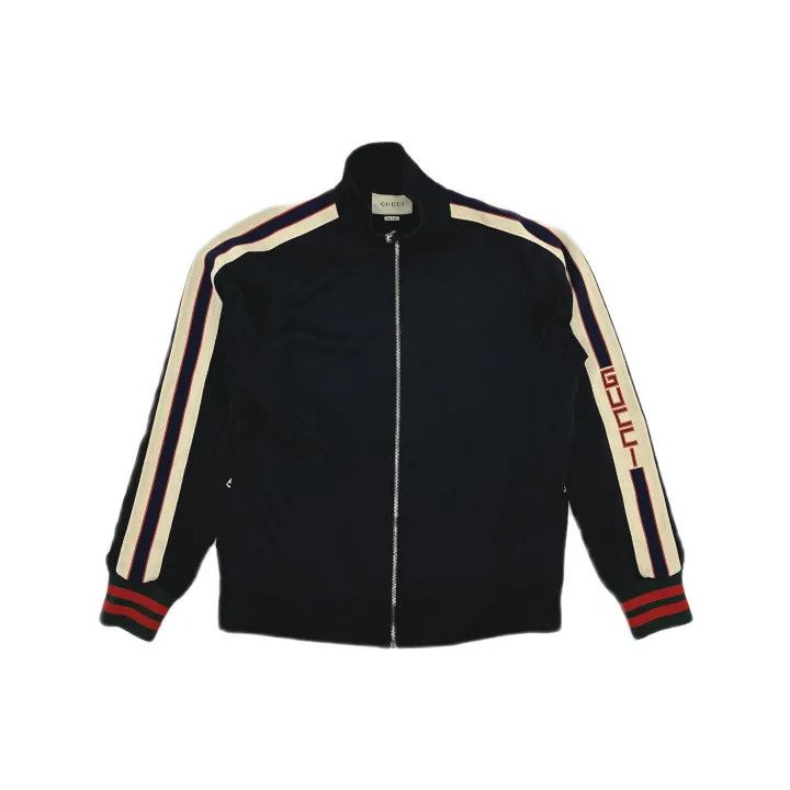 Gucci Gucci Classic Zip Track Jacket for Men Size US M / EU 48-50 / 2 - 2 Thumbnail