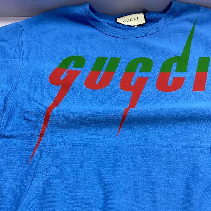 Gucci Gucci Logo Print Long Sleeve Sweatshirt Size US M / EU 48-50 / 2 - 8 Thumbnail