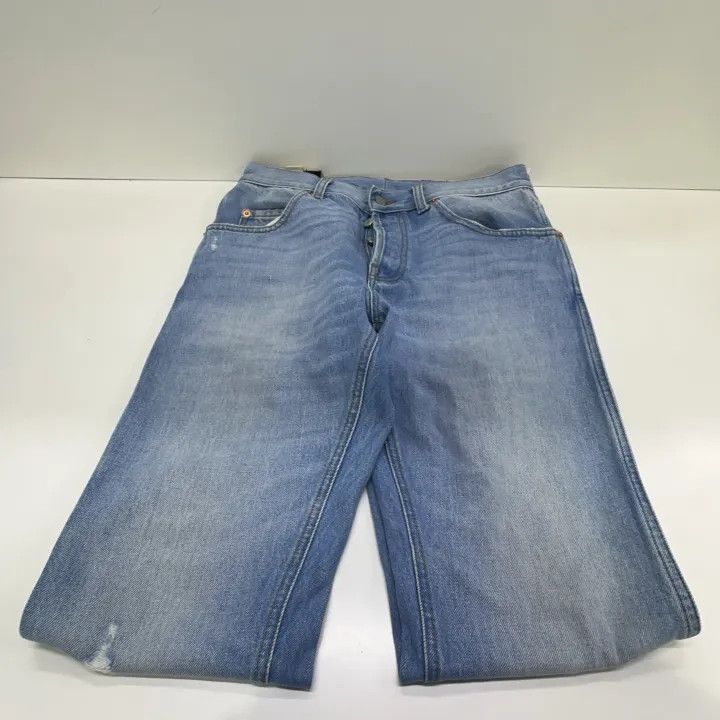 Gucci Gucci Logo Straight Leg Denim Jeans Size US 32 / EU 48 - 12 Thumbnail