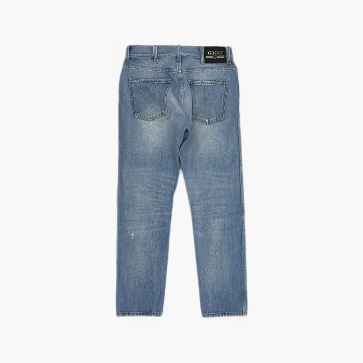 Gucci Gucci Logo Straight Leg Denim Jeans Size US 32 / EU 48 - 3 Thumbnail