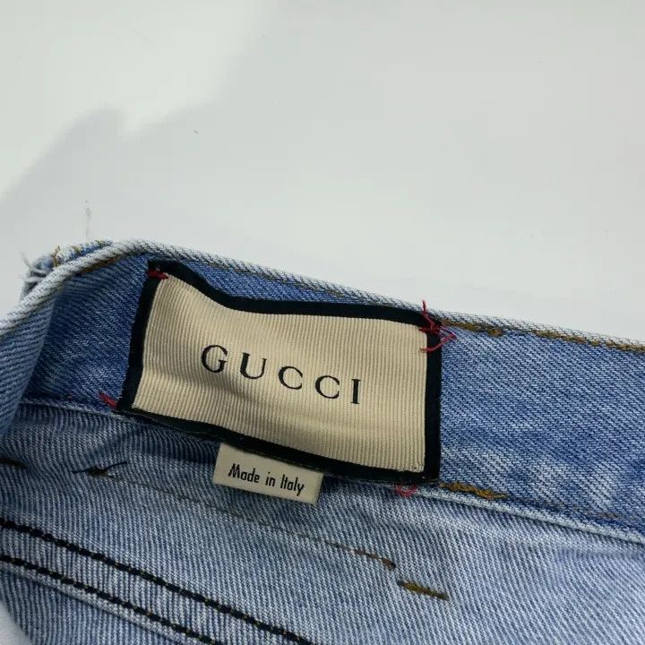 Gucci Gucci Logo Straight Leg Denim Jeans Size US 32 / EU 48 - 7 Thumbnail