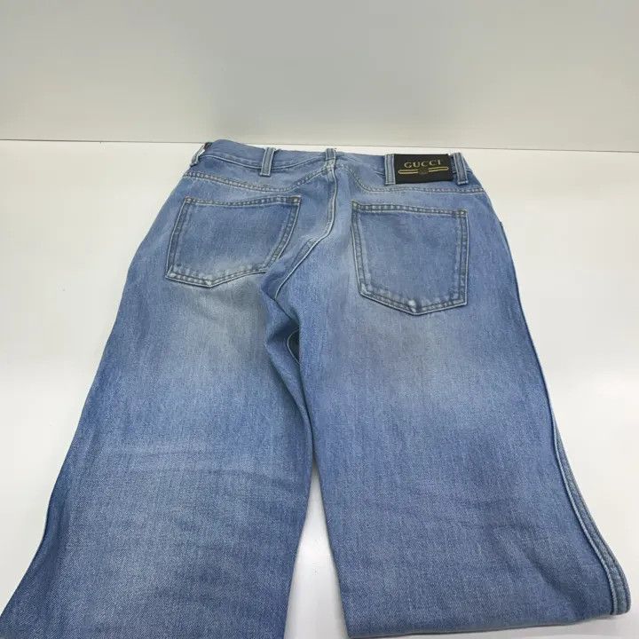 Gucci Gucci Logo Straight Leg Denim Jeans Size US 32 / EU 48 - 13 Thumbnail