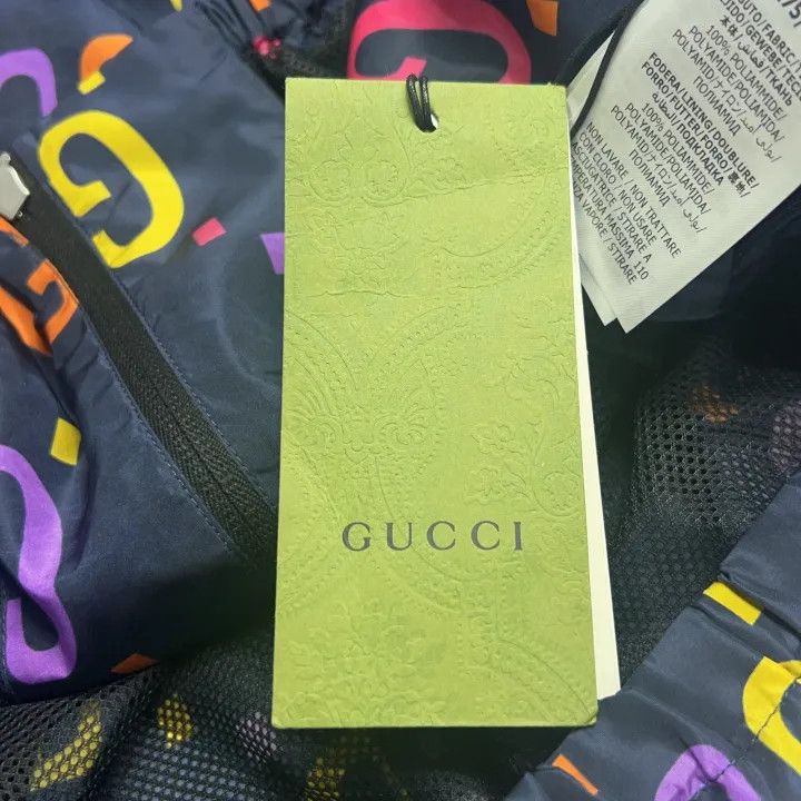 Gucci Gucci Logo Print Hooded Jacket for Men Size US L / EU 52-54 / 3 - 6 Thumbnail
