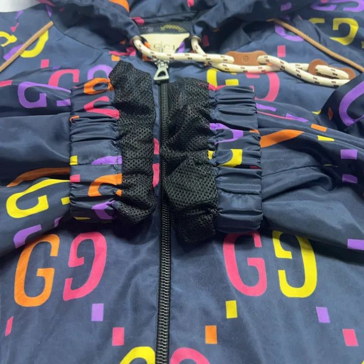 Gucci Gucci Logo Print Hooded Jacket for Men Size US L / EU 52-54 / 3 - 8 Thumbnail