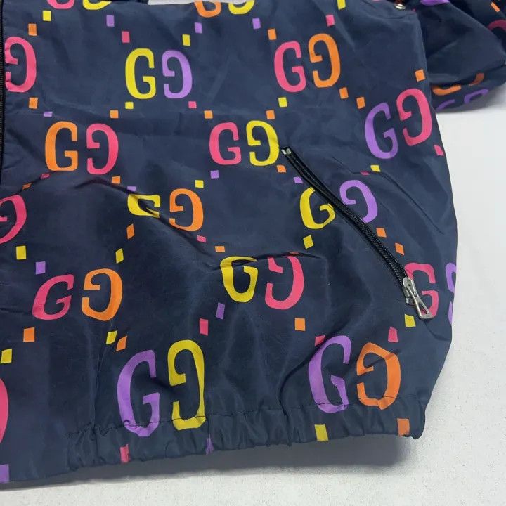 Gucci Gucci Logo Print Hooded Jacket for Men Size US L / EU 52-54 / 3 - 9 Thumbnail