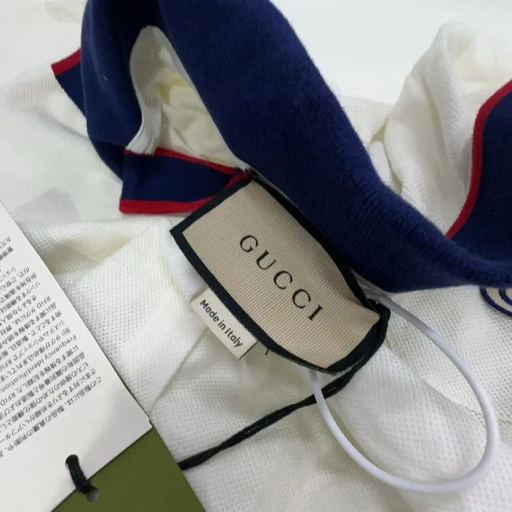 Gucci Gucci Striped Cotton Short Sleeve Polo Shirt Size US S / EU 44-46 / 1 - 6 Thumbnail