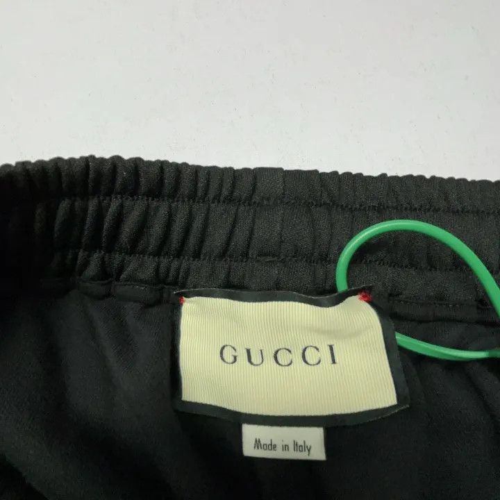 Gucci Gucci Black Knit Jogging Pants with Color Stripes Size US 26 / EU 42 - 3 Thumbnail