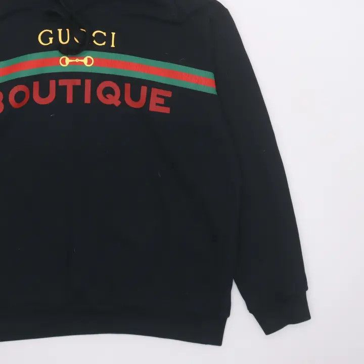 Gucci Gucci Black Printed Hoodie for Men and Women Size US L / EU 52-54 / 3 - 5 Thumbnail