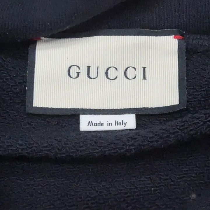 Gucci Gucci Black Printed Hoodie for Men and Women Size US L / EU 52-54 / 3 - 12 Thumbnail