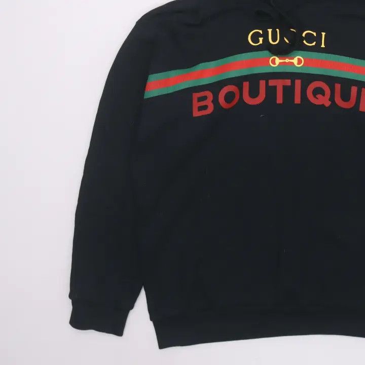 Gucci Gucci Black Printed Hoodie for Men and Women Size US L / EU 52-54 / 3 - 4 Thumbnail