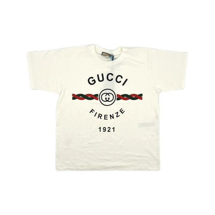 Gucci Gucci 1921 Collection Logo T-shirt Size US L / EU 52-54 / 3 - 2 Thumbnail