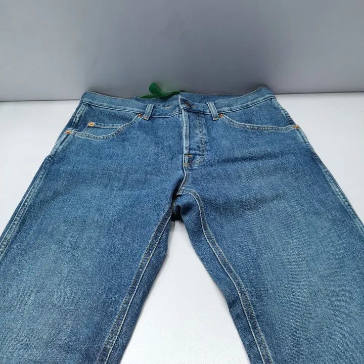 Gucci Gucci Blue Straight Leg Denim Pants for Men Size US 31 - 8 Thumbnail