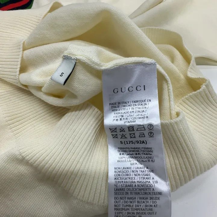 Gucci Gucci Wool Blend V-Neck Sweater for Men Size US S / EU 44-46 / 1 - 5 Thumbnail