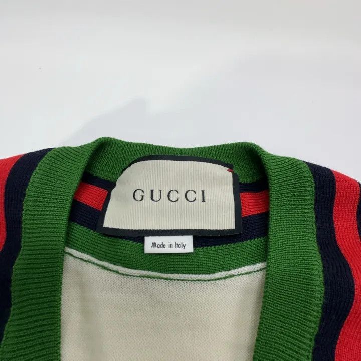Gucci Gucci Wool Blend V-Neck Sweater for Men Size US S / EU 44-46 / 1 - 6 Thumbnail